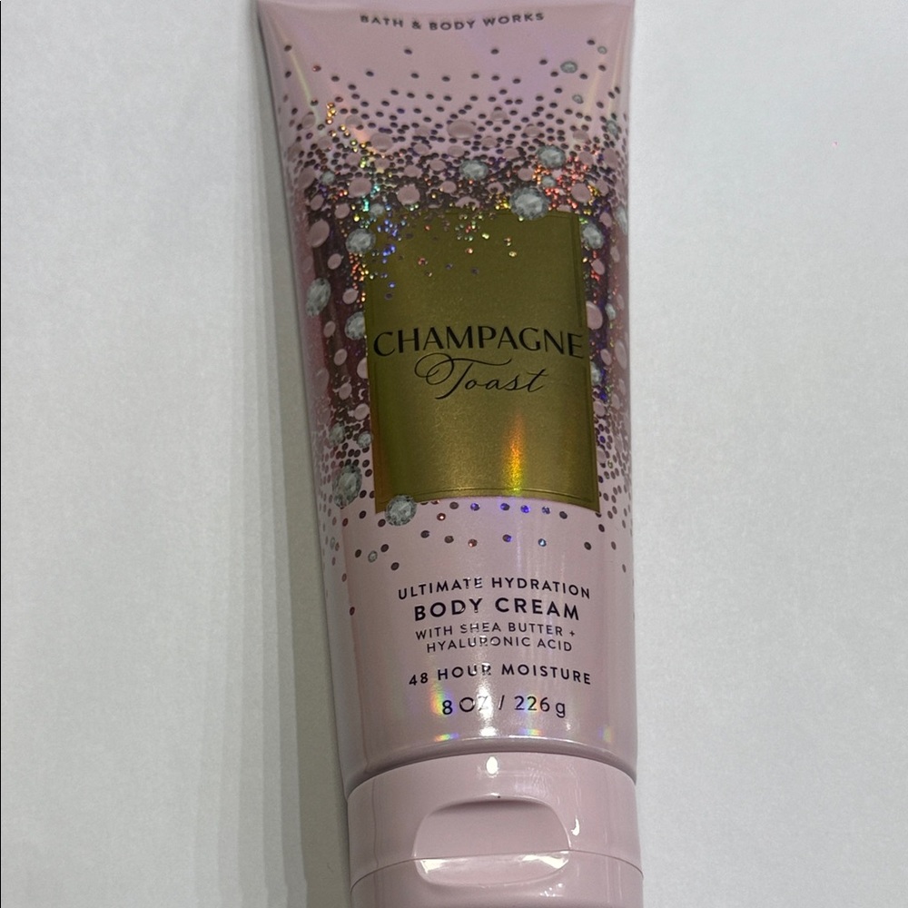 Bath & Body Works Champagne Toast Body Cream - Pink and Gold